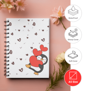 Blushing Hearts Notebook Diary by BlogPro